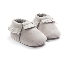 Load image into Gallery viewer, Ribbed Baby Moccasin Shoes