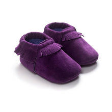 Load image into Gallery viewer, Ribbed Baby Moccasin Shoes