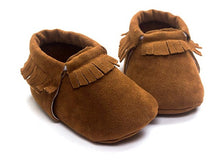 Load image into Gallery viewer, Ribbed Baby Moccasin Shoes